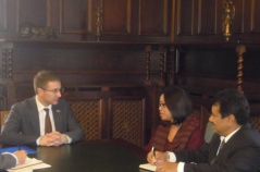 7 November 2012 National Assembly Speaker in meeting with the Indian Ambassador to Serbia